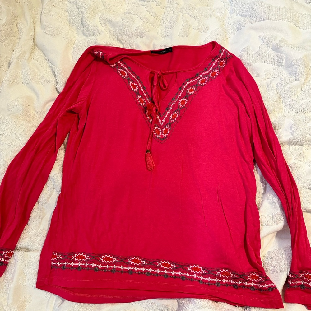 Pink blouse
